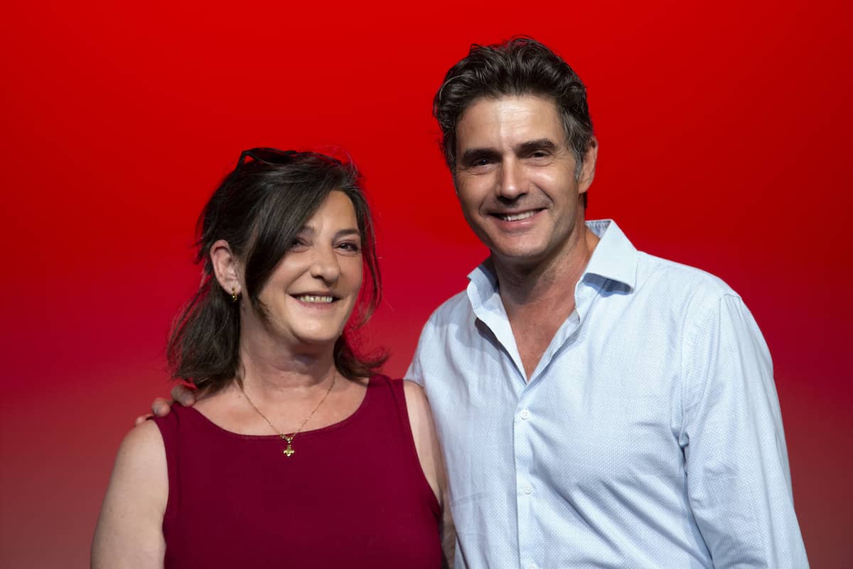 Les metteurs en scène Claude-Inga Barbey et Laurent Deshusses. Les metteurs en scène Claude-Inga Barbey et Laurent Deshusses.