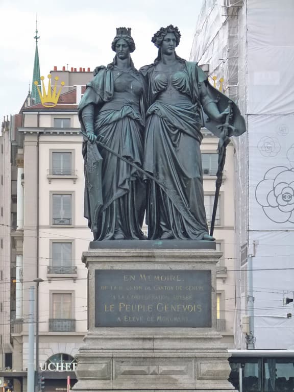 Le Monument National du Jardin Anglais. Le Monument National du Jardin Anglais.